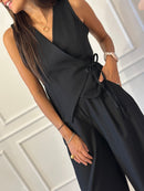 COMPLETO GILET LACCIO E PANTALONE