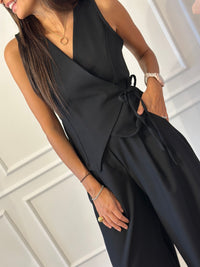 COMPLETO GILET LACCIO E PANTALONE